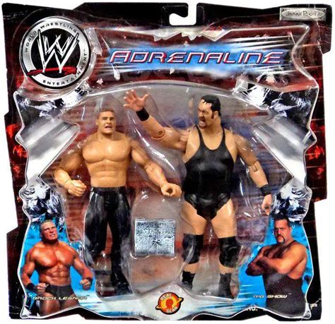 WWE Wrestling Adrenaline Big Show vs. Brock Lesnar Action Figure 2-Pack ...