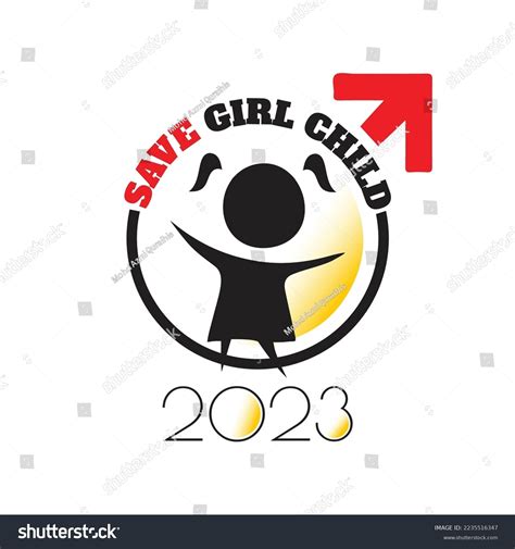 Save Girl Child Logo Icon Sign Stock Vector (Royalty Free) 2235516347 ...