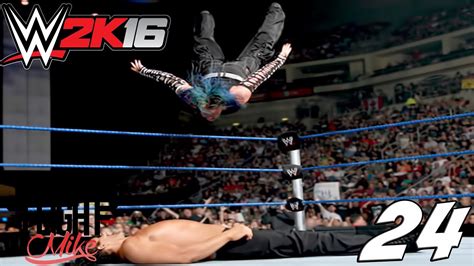 FINALLY!!! JEFF HARDY SWANTON BOMB!! - WWE 2K16 MY CAREER GAMEPLAY EP. 24 - YouTube