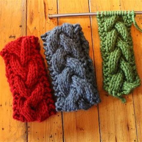 10 Knit Headband Ear Warmer Patterns - The Funky Stitch