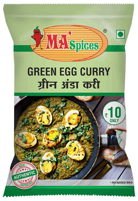 Green Egg Curry Masala | Ma Spices