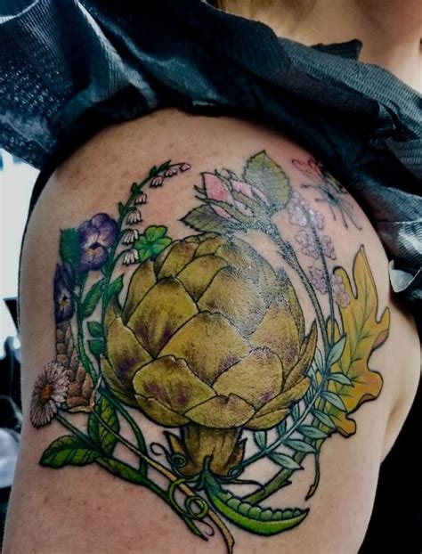 Artichoke tattoo | Tattoos, Flower tattoo, Ink