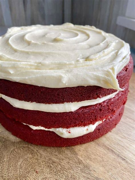 Red Velvet Cake with The Best Cream Cheese Frosting - Hungry Happens