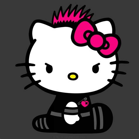 Rock out and be Punk For A Day! | Hello kitty backgrounds, Hello kitty drawing, Hello kitty pictures