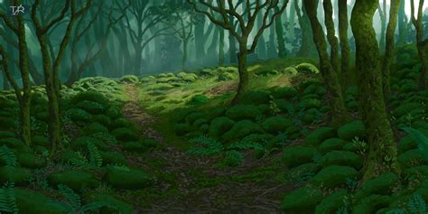 ArtStation - FOREST DIGITAL PAINTING