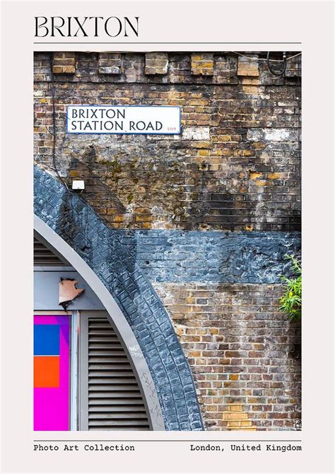 Brixton Station Road Poster Design Mixed Media by Febraio Design - Fine ...