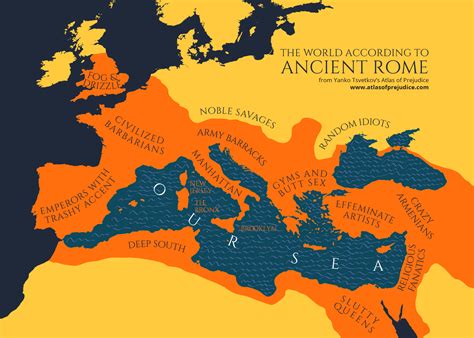 The World According to Rome - Vivid Maps