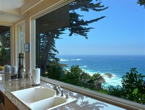 Beautiful ocean views from kitchen! :) | Vacation home | Pinterest | Espaço gourmet, Casa de ...