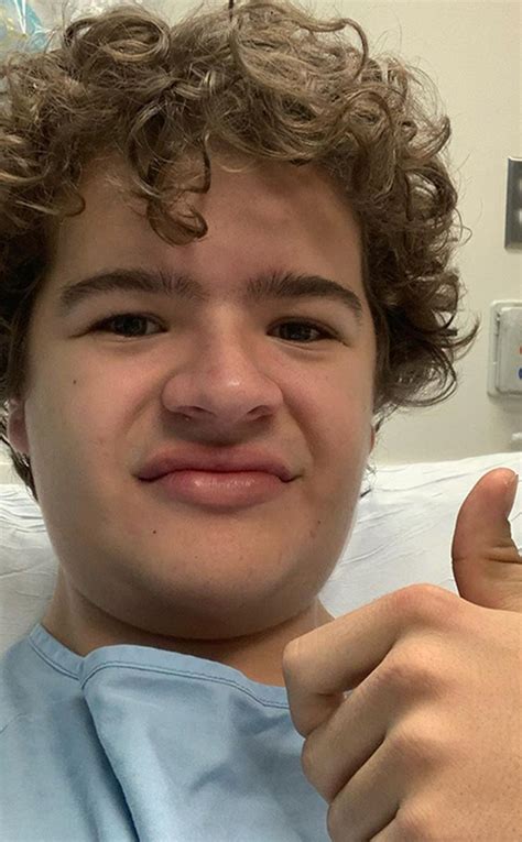 Gaten Matarazzo Undergoing Surgery No. 4 For Cleidocranial Dysplasia ...