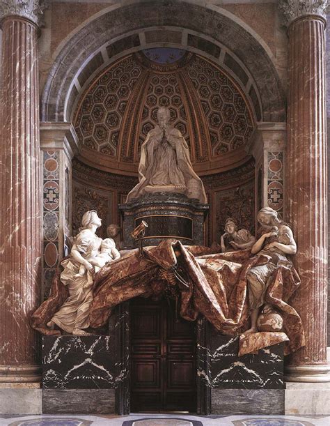 Tomb of Pope Alexander (Chigi) VII by BERNINI, Gian Lorenzo