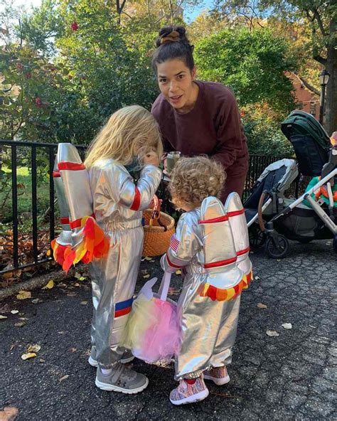 America Ferrera Kids Dressed as Rocket People on Halloween: Photo