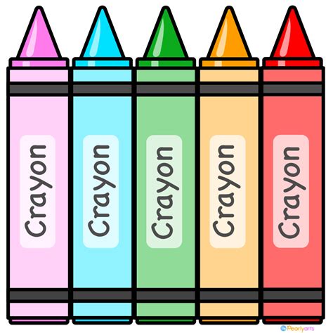 Red Crayon Clipart | Free Download | Pearly Arts - Clip Art Library