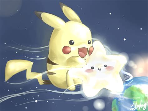 Pikachu in SPACE by ChibiDoodlez on deviantART