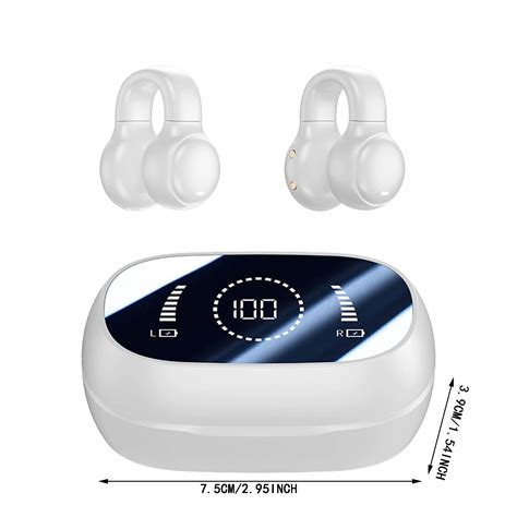 Jrocdr Bluetooth Earbuds for with Noise Cancellation Clear Calls ...