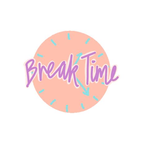 Break Time Sticker by White Deer for iOS & Android | GIPHY