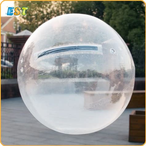 2.5m 0.8mm PVC Top quality giant clear inflatale water walking ball inflatable water bubble ball ...