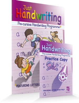Just Handwriting *PRE-CURSIVE – Junior Infants (incl Free Practice Copy) – educate.ie
