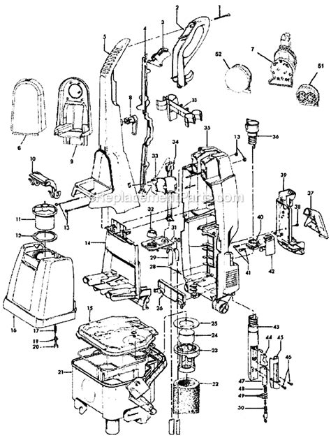 Hoover SteamVac Upright Extractor | F5899-900 | eReplacementParts.com