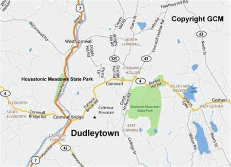 Dudley Town Ct Map