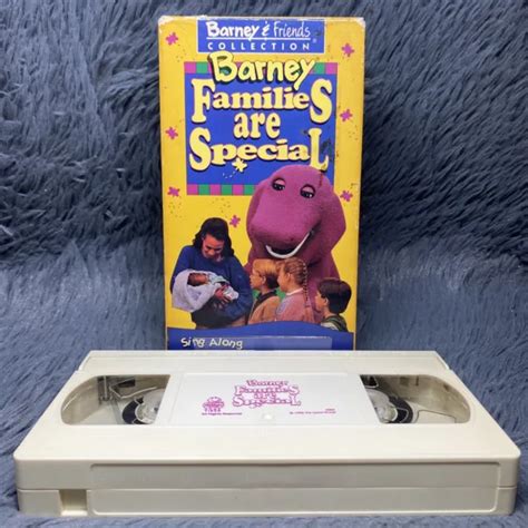 BARNEY - FAMILIES are Special VHS 1995 Barney and Friends Collection ...