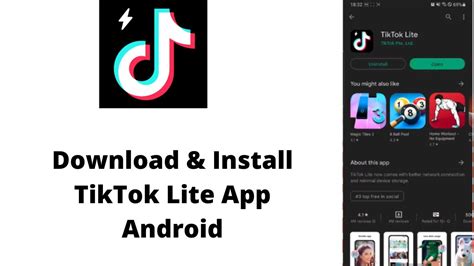 Download & Install TikTok Lite App Android | TikTok Lite Mobile App ...