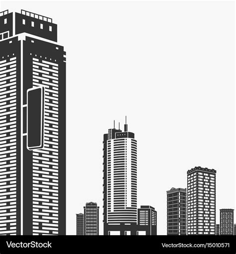 Skyscraper Silhouette Vector Free