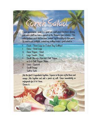 RECIPE CONCH SALAD | Shoreline Distributors