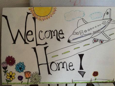 Welcome home poster | Welcome home parties, Welcome home posters ...