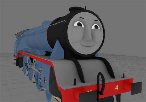 Gordon the big engine by bonjourmonami on DeviantArt