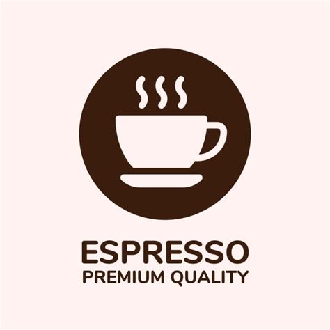 Customize this Simple Espresso Quality Coffee Shop Logo layout for free