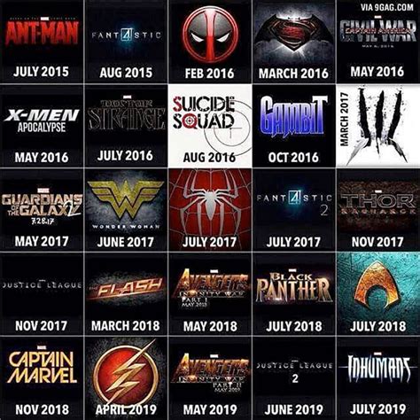 Supereroi al cinema, il calendario dei film Marvel e DC Comics | TV Sorrisi e Canzoni