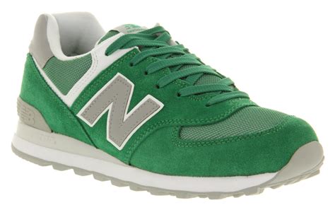 New Balance Green Grey Sneakers for Men - Lyst