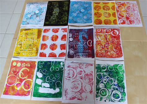 Creating and Educating: Gelli Prints