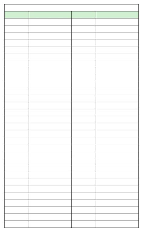 10 Best 3 Column Chart Printable Templates PDF for Free at Printablee.com | Printable chart ...