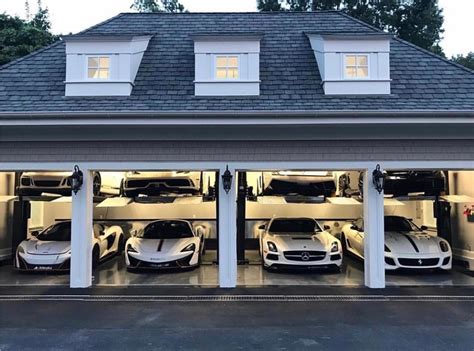 Garage www.gentlemans-essentials.com | Luxury car garage, Luxury garage, Garage design