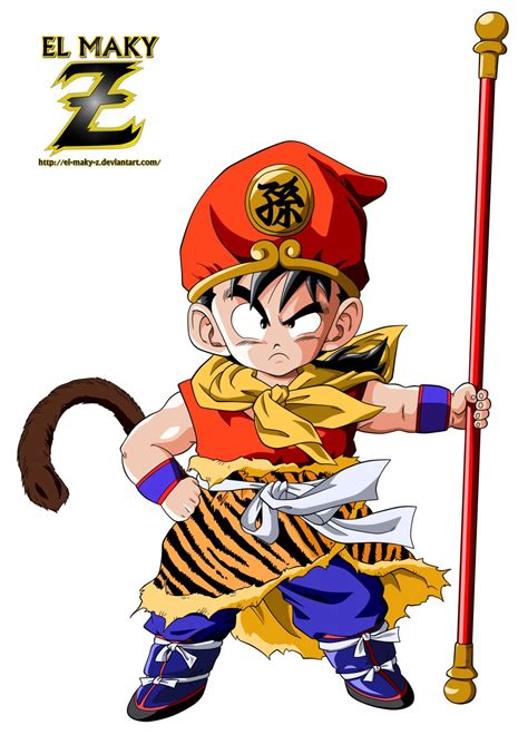 Kid Gohan (Sun Wukong Clothes) | Anime dragon ball, Dragon ball art ...