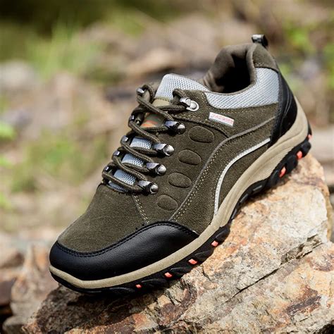 outdoor Men Hiking Shoes Winter Anti skidding Trekking Shoes Lovers ...