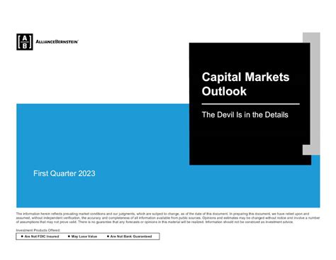 Capital Markets Outlook: Q1 2023 | Seeking Alpha