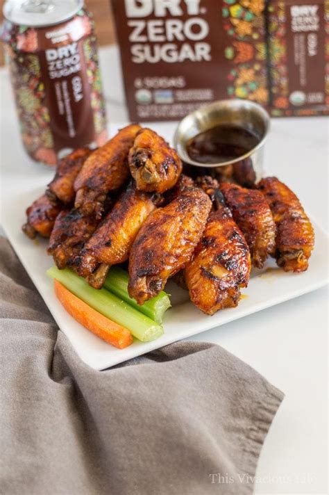 Instant Pot Chicken Wings with Sticky Cola Sauce - This Vivacious Life