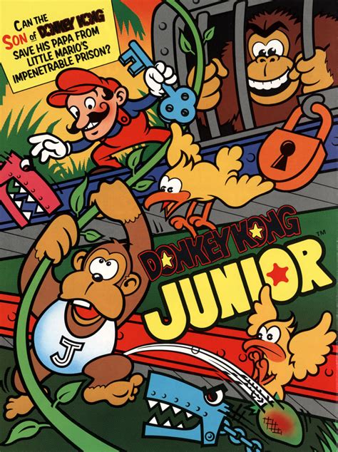 The Arcade Flyer Archive - Video Game Flyers: Donkey Kong Junior, Nintendo