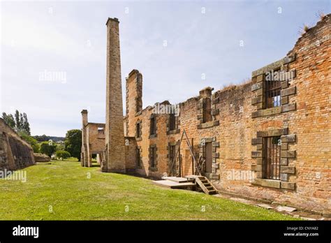 The ruins of Port Arthur Penitentiary, Tasmania, Australia Stock Photo - Alamy