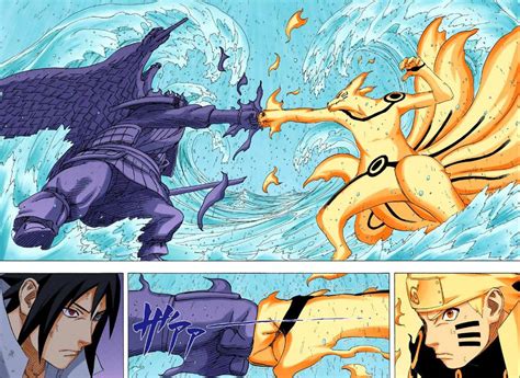 Naruto Vs Sasuke (Manga) Colored Version #2 by TyhlielUzumaki on DeviantArt