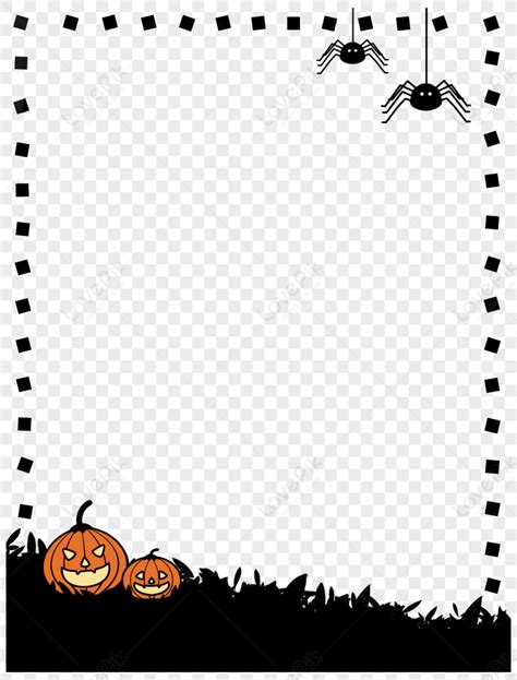 Halloween Pumpkin Border, Horror, Halloween Border, Halloween Pumpkin Free PNG And Clipart Image ...