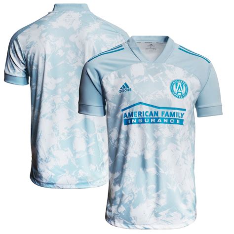 Youth Atlanta United FC adidas Light Blue 2021 Primeblue Replica Jersey