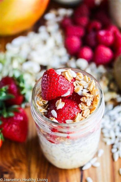 20 Healthy Overnight Oatmeal Recipes | Recipe | Mason jar meals, Mason ...