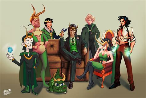 LOKI variants on Behance