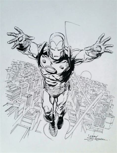 Iron Man by Jerry Bingham Comic Art | Iron man art, Comic art, Marvel comics art