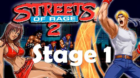 [Sega Genesis] - Streets of Rage 2 Ultra 2018 - Stage 1 - The Streets ...