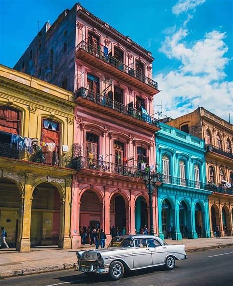 Living Destinations on Instagram: "Colorful streets ~ Havana, Cuba ...