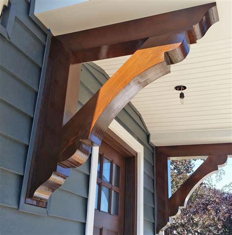 Ekena Millwork Western Red Cedar Olympic Traditional Brackets - https ...